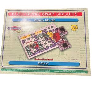 Snap Circuits Instruction Manual Elenco Projects 102-305 Guide Booklet Stem Toy